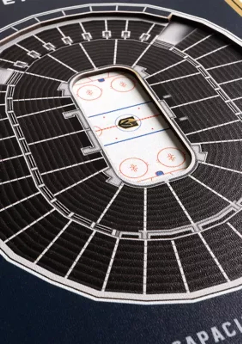YouTheFan NHL Vegas Golden Knights 3D Stadium 8x32 Banner - T-Mobile Arena