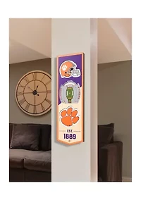 YouTheFan NCAA Clemson Tigers 3D Stadium 6x19 Banner - Memorial Stadium
