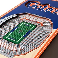 YouTheFan NCAA Florida Gators 3D Stadium 6x19 Banner - Ben Hill Griffin Stadium
