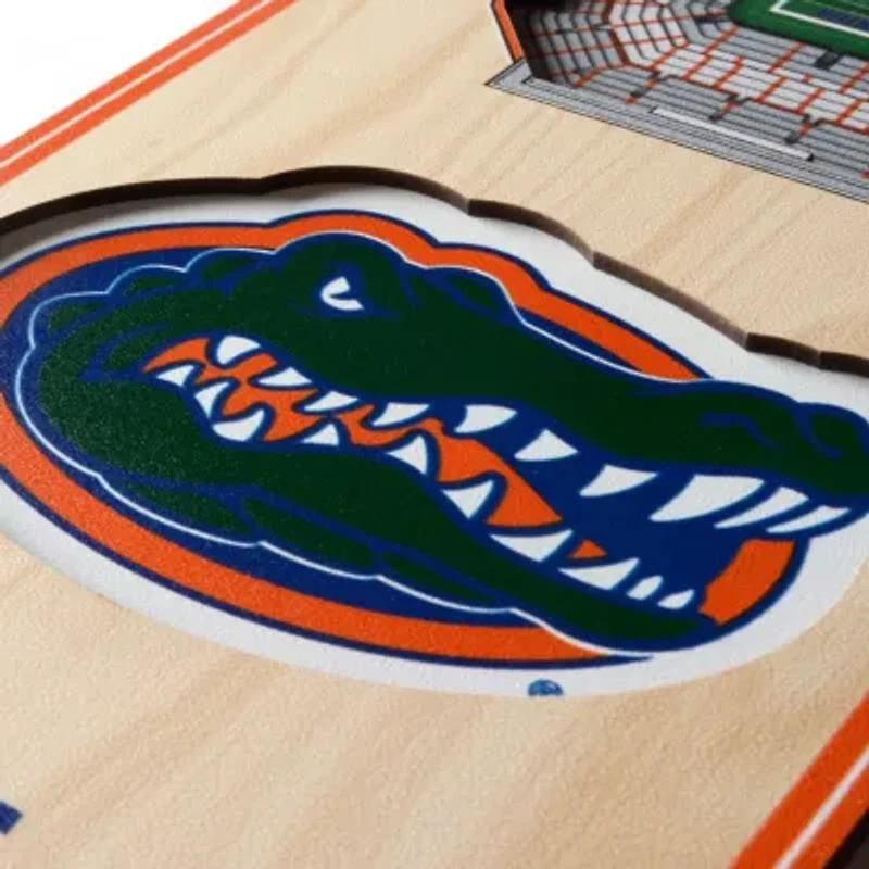 YouTheFan NCAA Florida Gators 3D Stadium 6x19 Banner - Ben Hill Griffin Stadium