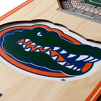 YouTheFan NCAA Florida Gators 3D Stadium 6x19 Banner - Ben Hill Griffin Stadium