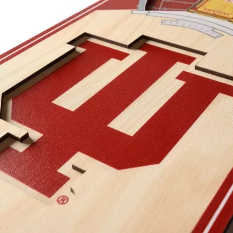 YouTheFan NCAA Indiana Hoosiers 3D Stadium 6x19 Banner - Assembly Hall