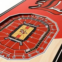 YouTheFan NCAA Louisville Cardinals 3D Stadium 6x19 Banner - KFC Yum! Center