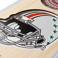 YouTheFan NCAA Ohio State Buckeyes 3D Stadium 6x19 Banner - Ohio Stadium