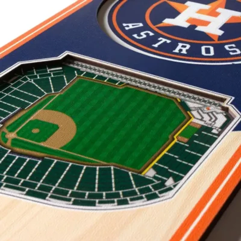 YouTheFan MLB Houston Astros 3D Stadium 6x19 Banner - Minute Maid Park