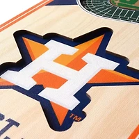 YouTheFan MLB Houston Astros 3D Stadium 6x19 Banner - Minute Maid Park