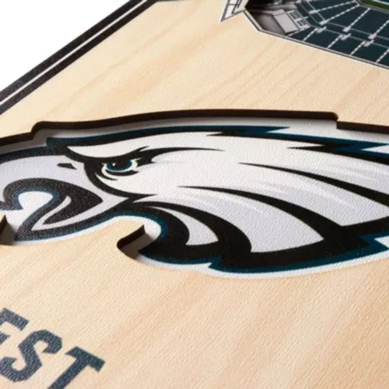 YouTheFan NFL Philadelphia Eagles 3D Stadium 6x19 Banner - Lincoln Financial Field