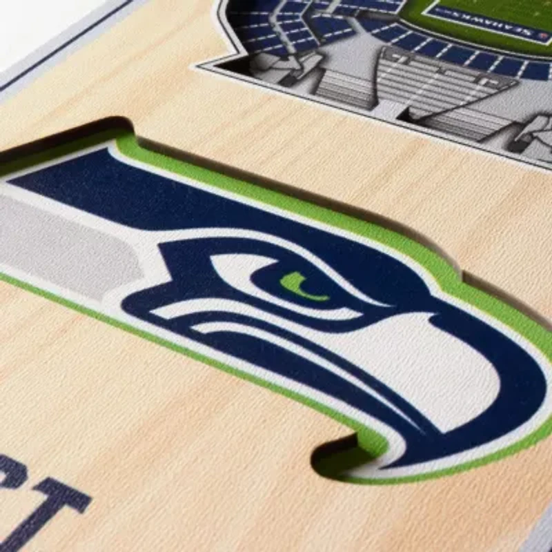 YouTheFan NFL Seattle Seahawks 3D Stadium 6x19 Banner - CenturyLink Field