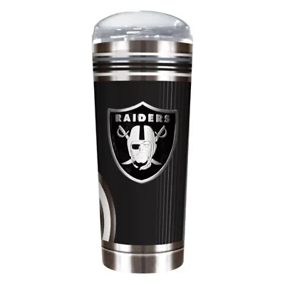 Oakland Raiders NFL Las Vegas Raiders  18oz Cool Vibes Roadie Tumbler