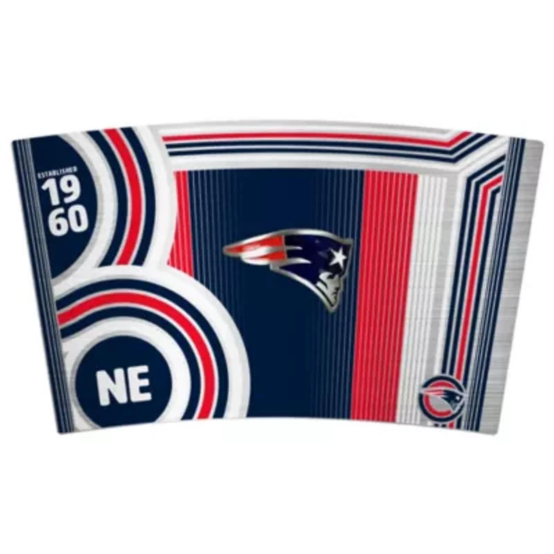 NFL New England Patriots 18oz Cool Vibes Roadie Tumbler