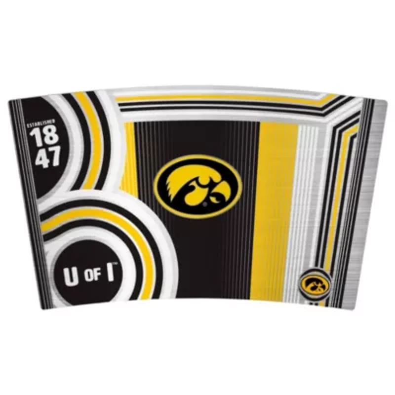 NCAA Iowa Hawkeyes 18oz Cool Vibes Roadie Tumbler