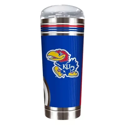 NCAA Kansas Jayhawks 18oz Cool Vibes Roadie Tumbler