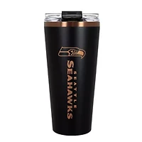NFL Seattle Seahawks 32oz Black and Copper Big Slim Travel Tumbler