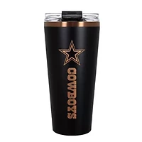 NFL Dallas Cowboys 32oz Black and Copper Big Slim Travel Tumbler