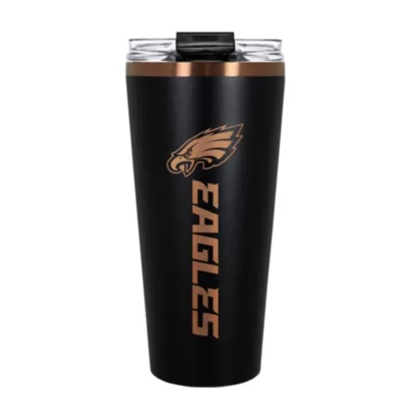 NFL Philadelphia Eagles 32oz Black and Copper Big Slim Travel Tumbler