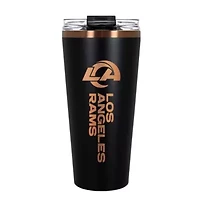 NFL Los Angeles Rams 32oz Black and Copper Big Slim Travel Tumbler