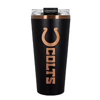 NFL Indianapolis Colts 32oz Black and Copper Big Slim Travel Tumbler