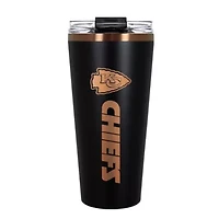 NFL Kansas City Chiefs 32oz Black and Copper Big Slim Travel Tumbler