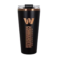 NFL Washington Commanders 32oz Black and Copper Big Slim Travel Tumbler