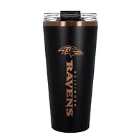 NFL Baltimore Ravens 32oz Black and Copper Big Slim Travel Tumbler