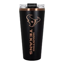 NFL Houston Texans 32oz Black and Copper Big Slim Travel Tumbler