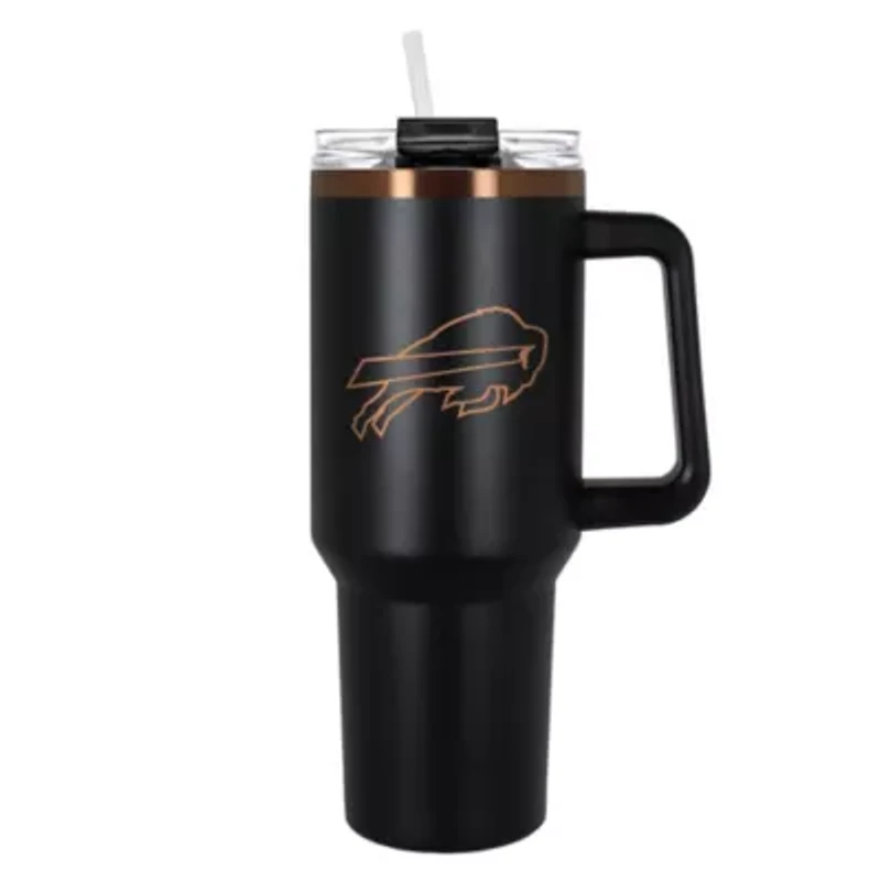 NFL Buffalo Bills 40oz Black and Crème Colossus Travel Mug