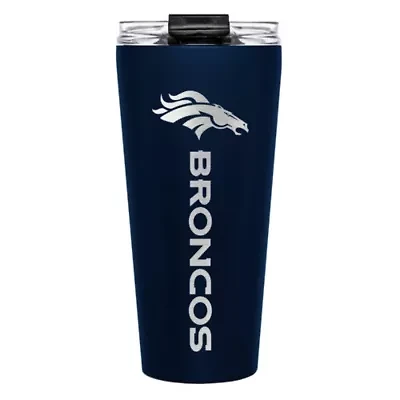 NFL Denver Broncos 32oz Team Color Big Slim Travel Tumbler