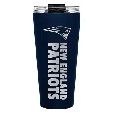 NFL New England Patriots 32oz Team Color Big Slim Travel Tumbler