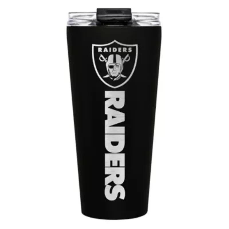 Oakland Raiders NFL Las Vegas Raiders  32oz Team Color Big Slim Travel Tumbler