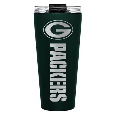 NFL Green Bay Packers 32oz Team Color Big Slim Travel Tumbler