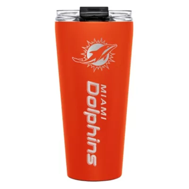 NFL Miami Dolphins 32oz Team Color Big Slim Travel Tumbler