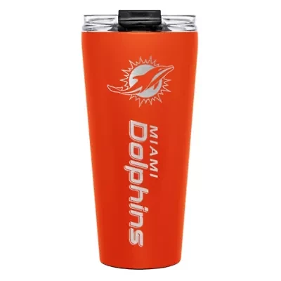 NFL Miami Dolphins 32oz Team Color Big Slim Travel Tumbler