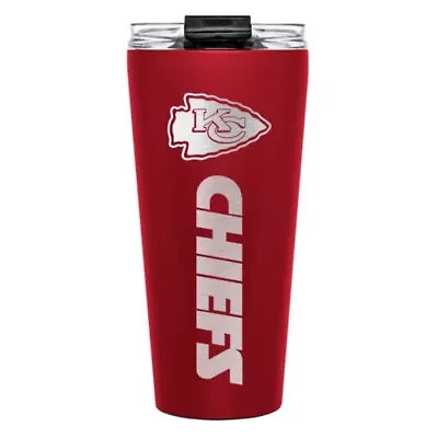 NFL Kansas City Chiefs 32oz Team Color Big Slim Travel Tumbler