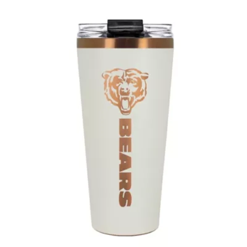 NFL Chicago Bears 32oz Copper and Crème Big Slim Travel Tumbler