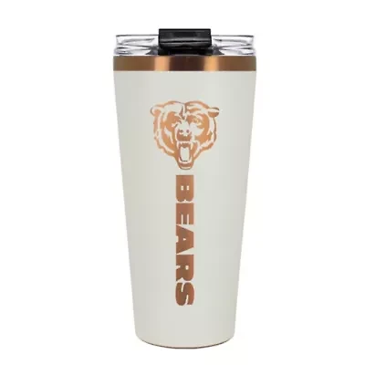 NFL Chicago Bears 32oz Copper and Crème Big Slim Travel Tumbler