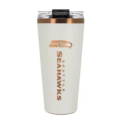 NFL Seattle Seahawks 32oz Copper and Crème Big Slim Travel Tumbler
