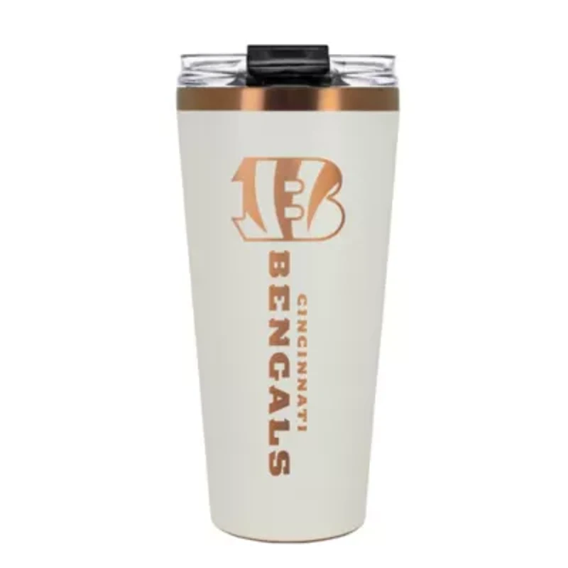 NFL Cincinnati Bengals 32oz Copper and Crème Big Slim Travel Tumbler