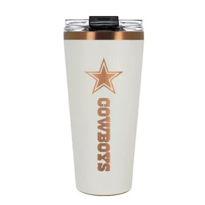 NFL Dallas Cowboys 32oz Copper and Crème Big Slim Travel Tumbler