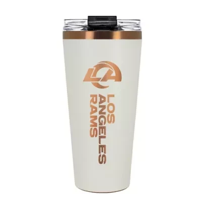 NFL Los Angeles Rams 32oz Copper and Crème Big Slim Travel Tumbler