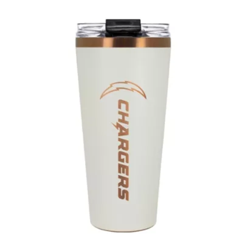 NFL Los Angeles Chargers 32oz Copper and Crème Big Slim Travel Tumbler