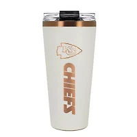 NFL Kansas City Chiefs 32oz Copper and Crème Big Slim Travel Tumbler