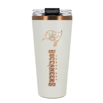 NFL Tampa Bay Buccaneers 32oz Copper and Crème Big Slim Travel Tumbler
