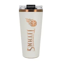 NFL Tennessee Titans 32oz Copper and Crème Big Slim Travel Tumbler