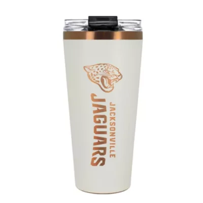 NFL Jacksonville Jaguars 32oz Copper and Crème Big Slim Travel Tumbler