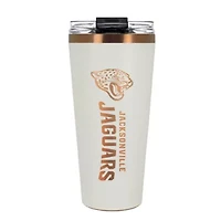 NFL Jacksonville Jaguars 32oz Copper and Crème Big Slim Travel Tumbler