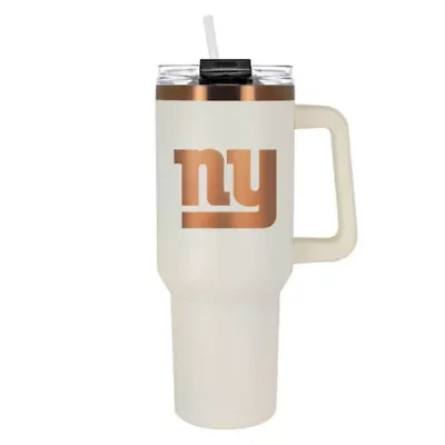 NFL New York Giants 40oz Copper and Crème Colossus Travel Mug