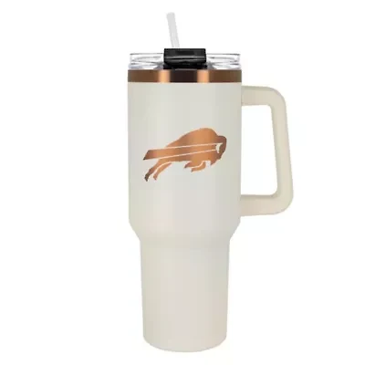 NFL Buffalo Bills 40oz Copper and Crème Colossus Travel Mug
