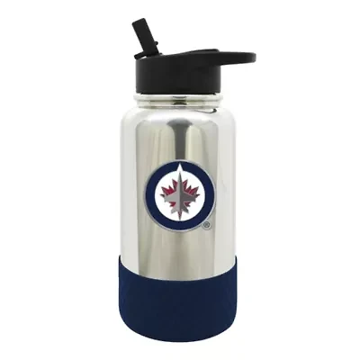NHL Winnipeg Jets 32oz Chrome Water Bottle