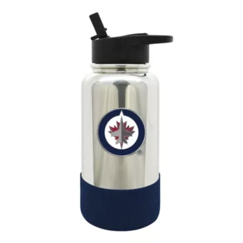NHL Winnipeg Jets 32oz Chrome Water Bottle