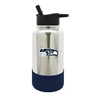 NFL Seattle Seahawks 32oz Chrome Water Bottle